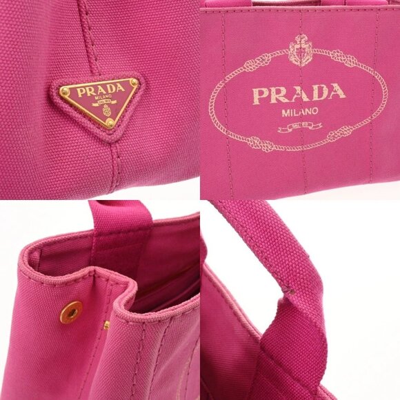 PRADA Canapa mini Pink BN2439 hand bag 800000135674000 - Picture 8 of 10